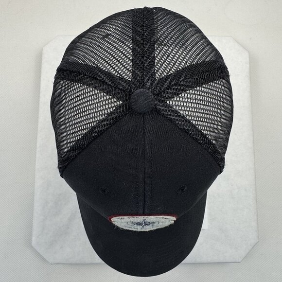 The Normal Brand Heritage Compass Logo Trucker Hat Black Adjustable Mesh Back OS - Picture 4 of 10